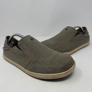 Olukai Nohea Lole Canvas Loafers Slip On Casual Sneaker Shoes Men's Size 11